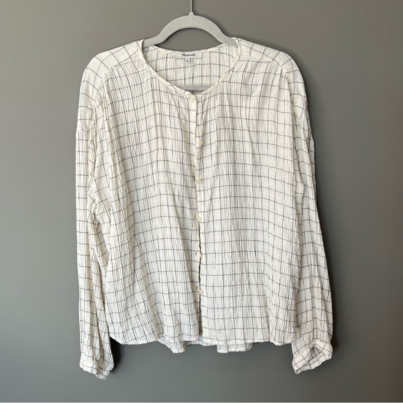 Madewell Tops - Madewell Geometric Blouse - Size L